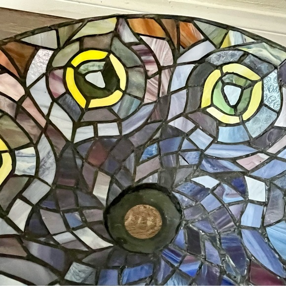 Stunning Mosaic Glass Art Multicolor Lamp shade - Picture 5 of 14